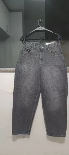 Calça jeans cinza Bershka 38