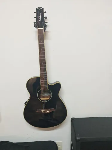 Violão Strinberg AS-55C BK Flat Eletroacústico - Excelente Estado