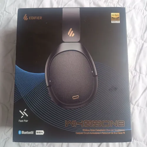Fone de ouvido sem fio over-ear com cancelamento de ruído Edifier WH950NB