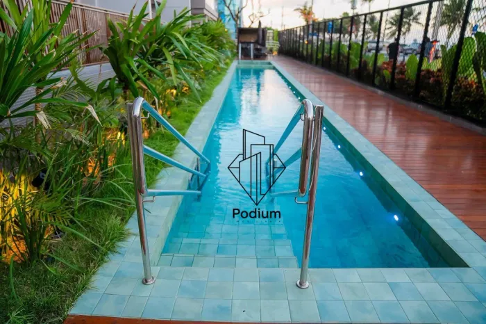 Apartamentos com varanda / sacada gourmet a beira mar da praia de Intermares - AP1049