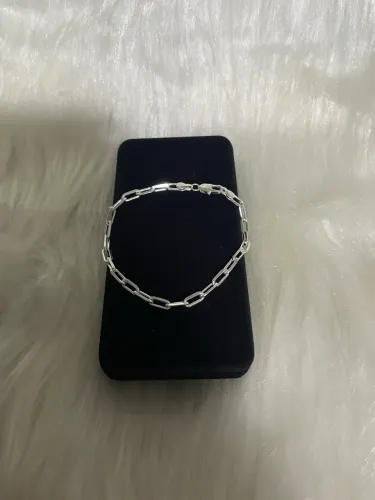 Pulseira prata masculina