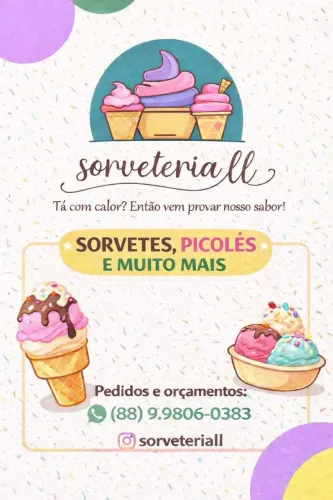 Sorvetes, Picolés, Açaí e Garrafinhas para revenda 
