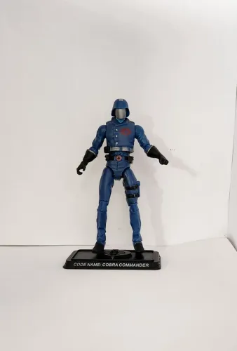 Gi Joe 25th Cobra Commander v37 2008 Hasbro Completo 3,75" 1/18 10 centímetros