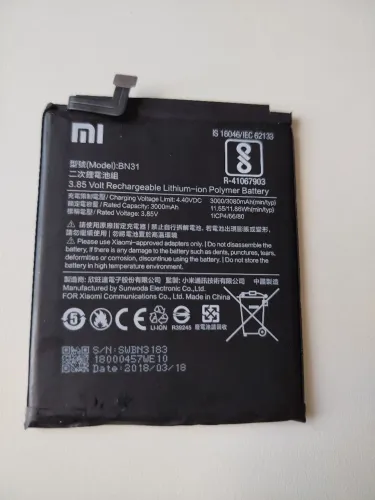 Bateria para celular xiami mi A1