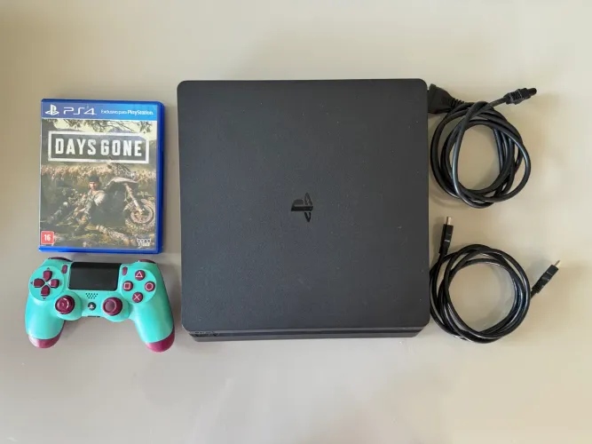 PlayStation 4 SLIM + 1 Jogo PS4