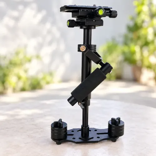 Steadicam S40 para Câmera DSLR e Celular, com Maleta e Contrapesos