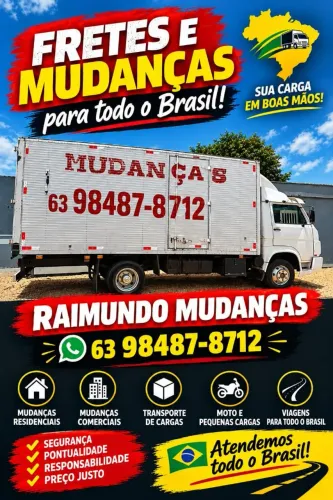 Fretes e mudanças para todo o Brasil