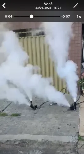 Efeito para festa Co2