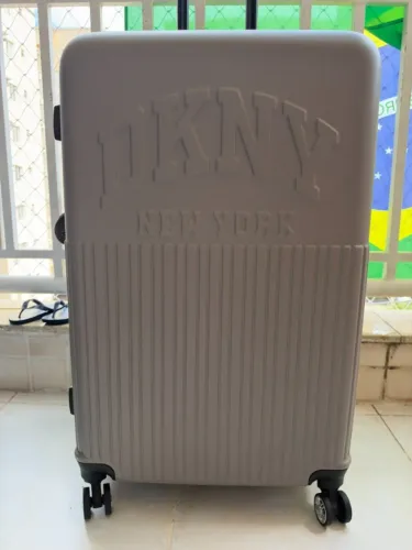 Mala de Viagem Rígida Cinza - DKNY New York