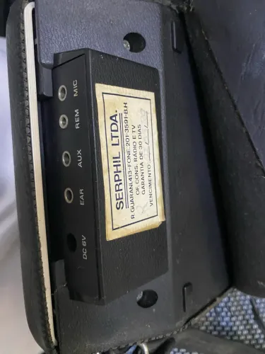 Gravador Cassete Portátil Vintage - Serphil LTDA (Auto Stop)