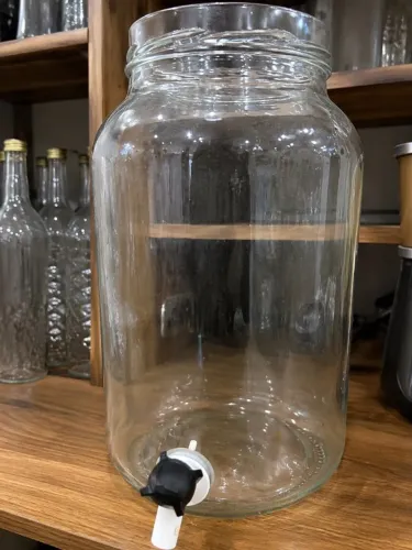 Vidro para Curtir Cachaça com Torneira