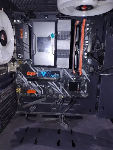 Kit Ryzen 5 3600 + placa mãe b550m + 8gb de memória ram ddr4 3200mhz