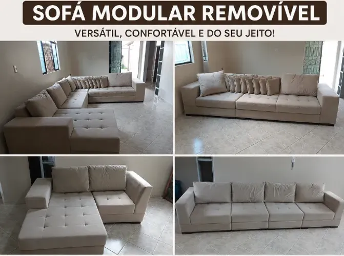 SOFÁ MODULAR 9 LUGARES