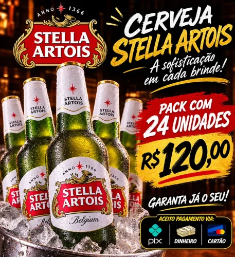 Cerveja stella 