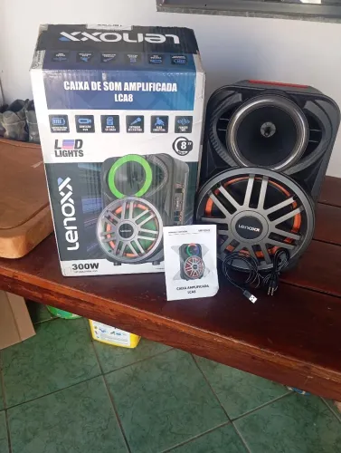 Caixa de som amplificada Lenoxx LCA8-NOVA