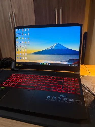 Notebook gamer Acer Nitro 5 i5 11400h GTX 1650 16GB RAM 500SSD