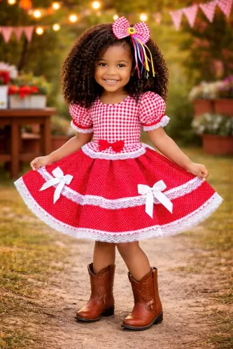 Vestido de quadrilha - vestido junino 