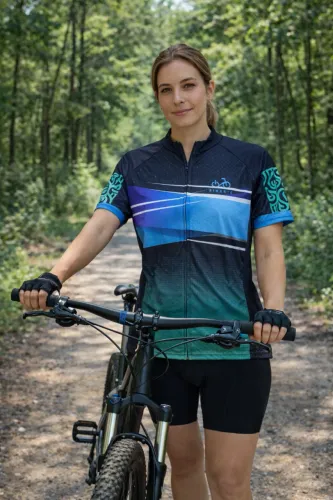 Camiseta de Ciclismo Feminina com Proteção UV Bike