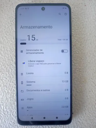 Moto g14 128gb não pega chip, valor:250R$
