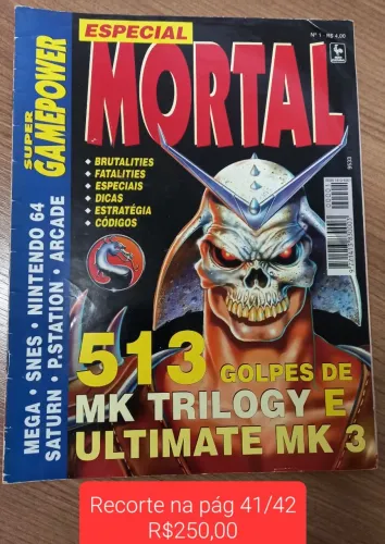 Revista de games  Super Game Power 01 Especial Mortal