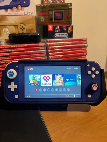 Nintendo switch lite DESBLOQUEADO 256gb