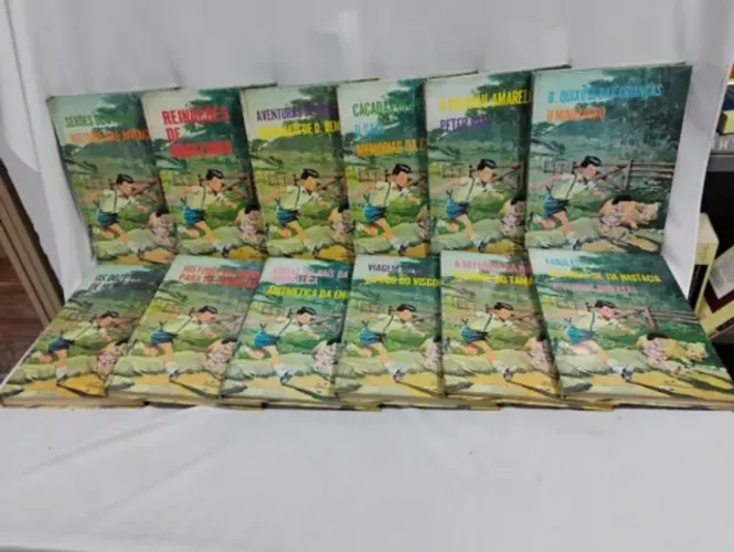 Coleção Monteiro Lobato Obras Completas 12 Volumes - Série A E B - Editora Brasiliense