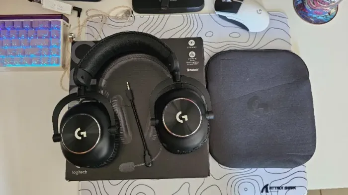 Headset Gamer Sem Fio Logitech G Pro X 2 Lightspeed, Driver 50mm, Bluetooth, USB e 3.5mm