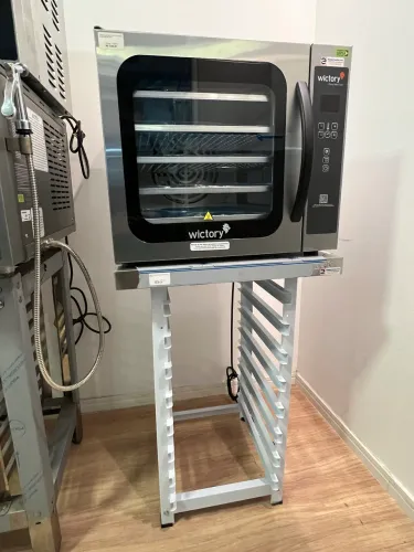 Forno elétrico 5 assadeiras 35x35 com cavalete - pronta entrega