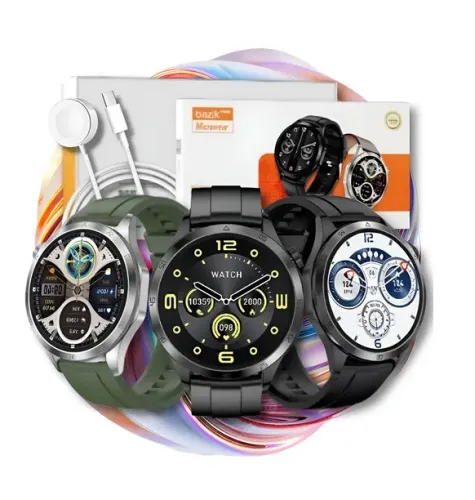 Relogio Inteligente Smartwatch Ma20s Pro Tela Amoled Redondo