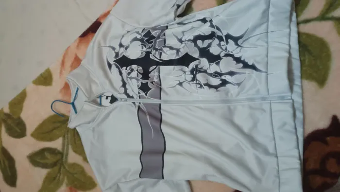 Agasalho gola alta branco y2k masculino