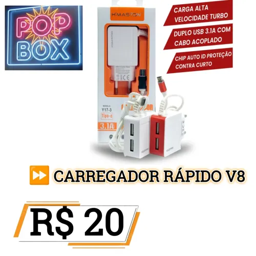 CARREGADOR ACLOPLADO TURBO V8