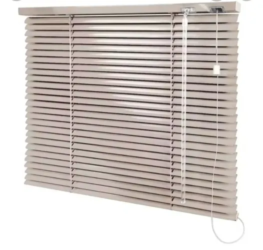 Conjunto persianas horizontal black-out BEGE 1,20 largura, 1,30 altura
