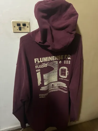 Casaco moletom oficial Fluminense 