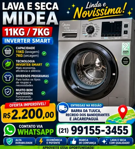 Lav Seca Midea 11kg