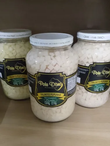 Palmito de Pupunha em Conserva Picado (1,8Kg * 3,1Kg)