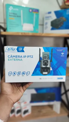 Câmera Externa Aprova D'água Duas Lentes ATEK 