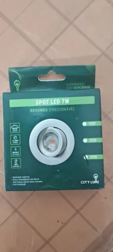 Spot led 7w Redondo 3000k
