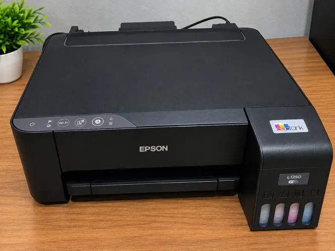 Impressora Epson L1250 eco tanque jato de tinta usada (sem tinta)