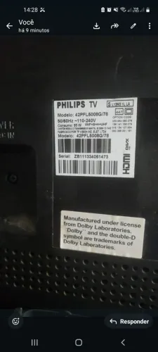 Tv Philips 42 polegadas 