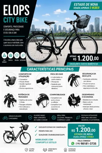 Bicicleta Elops 520