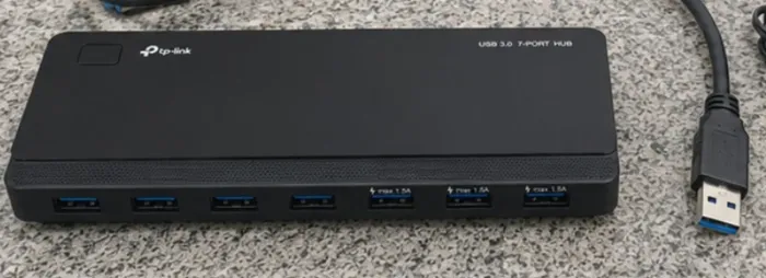 Hub USB 3.0 TP-Link UH700 (Adaptador multiportas usb) , 7 Portas, completo