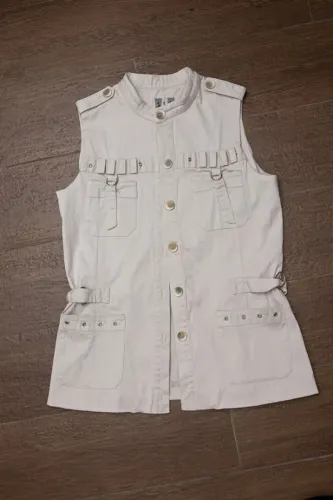 camiseta regata / colete com bolsos rubinella