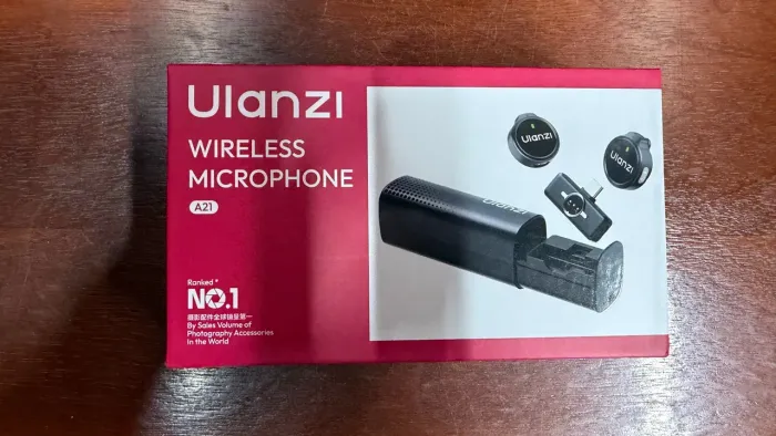 Microfone sem fio Ulanzi A21 360°