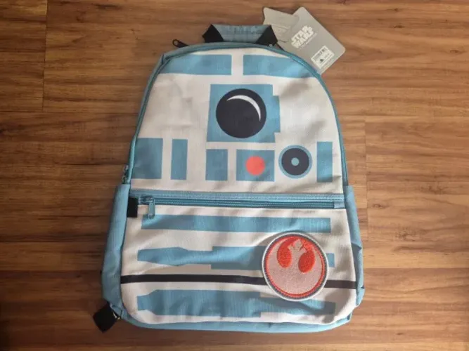Mochila Star Wars Galaxy's Edge. R2-d2. Disney Store. Nova!