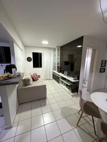 Apartamento Via Costeira Beira Mar 2 quartos (1suíte) Semimobiliado Excelente Localização