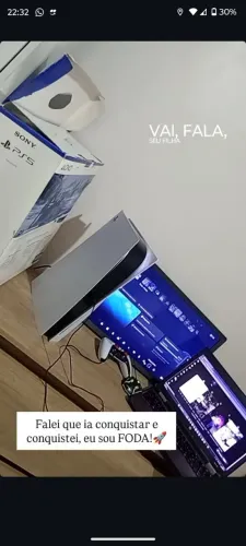 VENDO PS5 - COMPLETO, CHAMA SEM QUEIMAR VELA!