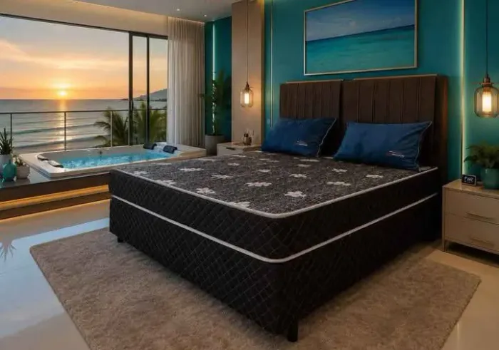 Cama box casal