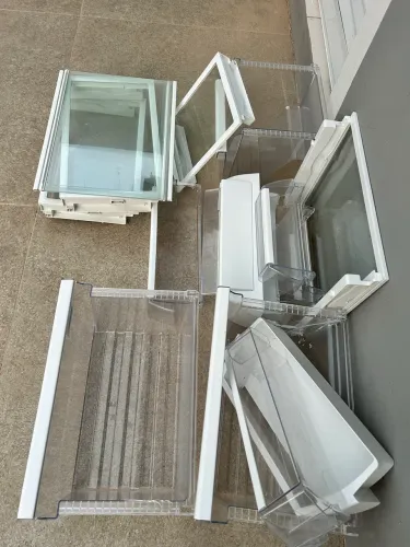 Prateleiras interna refr side by side BRS62 Brastemp