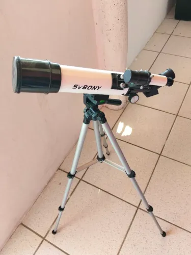 Telescópio SVBONY + câmera planetária