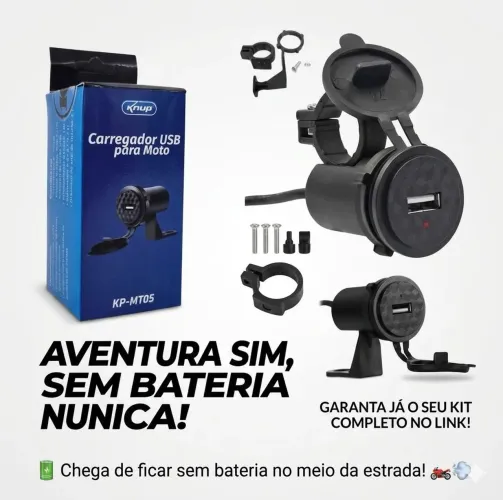 Carregador para moto 
